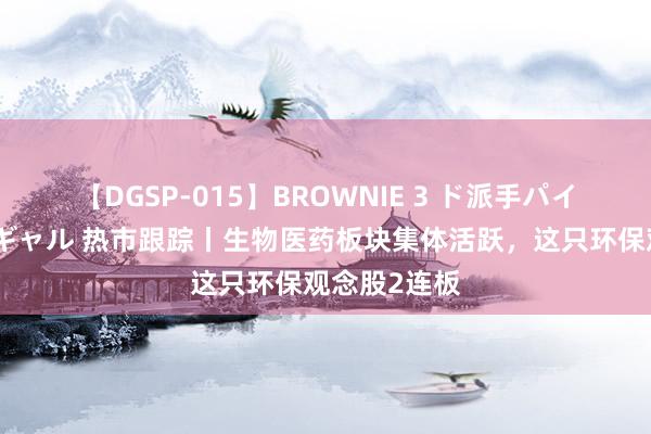 【DGSP-015】BROWNIE 3 ド派手パイパン強め黒ギャル 热市跟踪丨生物医药板块集体活跃，这只环保观念股2连板