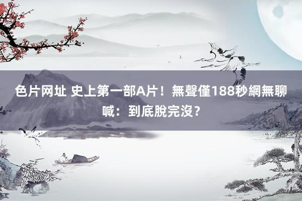 色片网址 史上第一部A片！無聲僅188秒　網無聊喊：到底脫完沒？